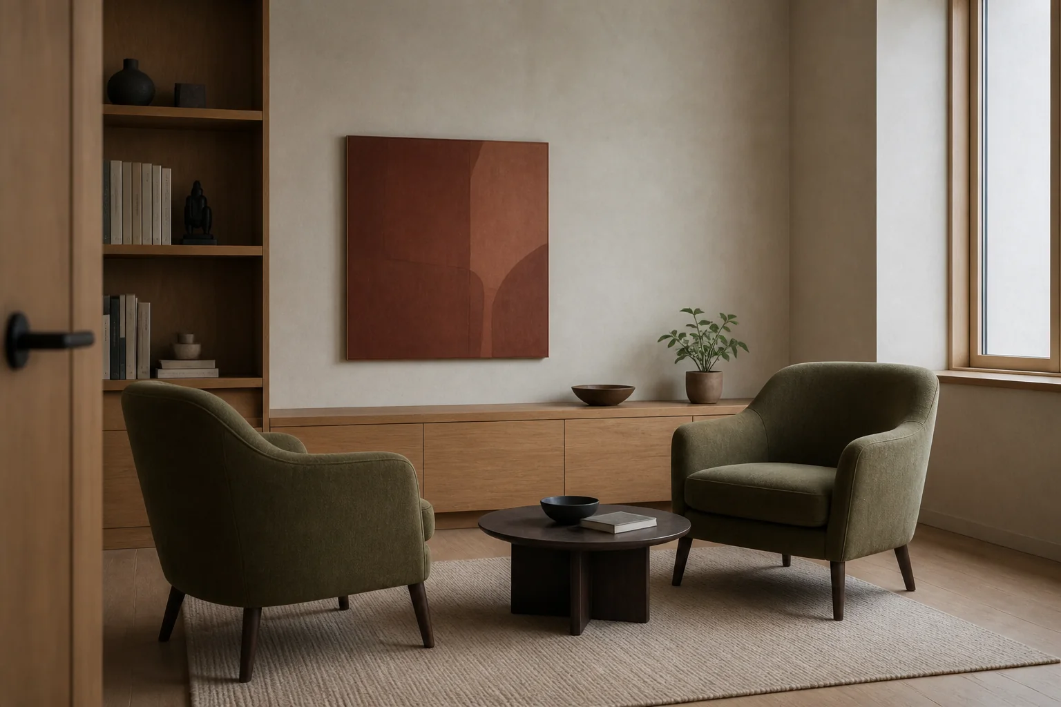 Sala di consultazione dello studio